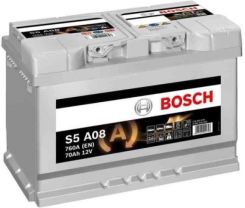 Akumulator BOSCH S5AGM S5A08 12V 70 AH / 760 A START-STOP